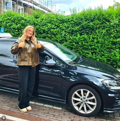 Geslaagd voor auto rijexamen bij Rijschool Vlam in Utrecht